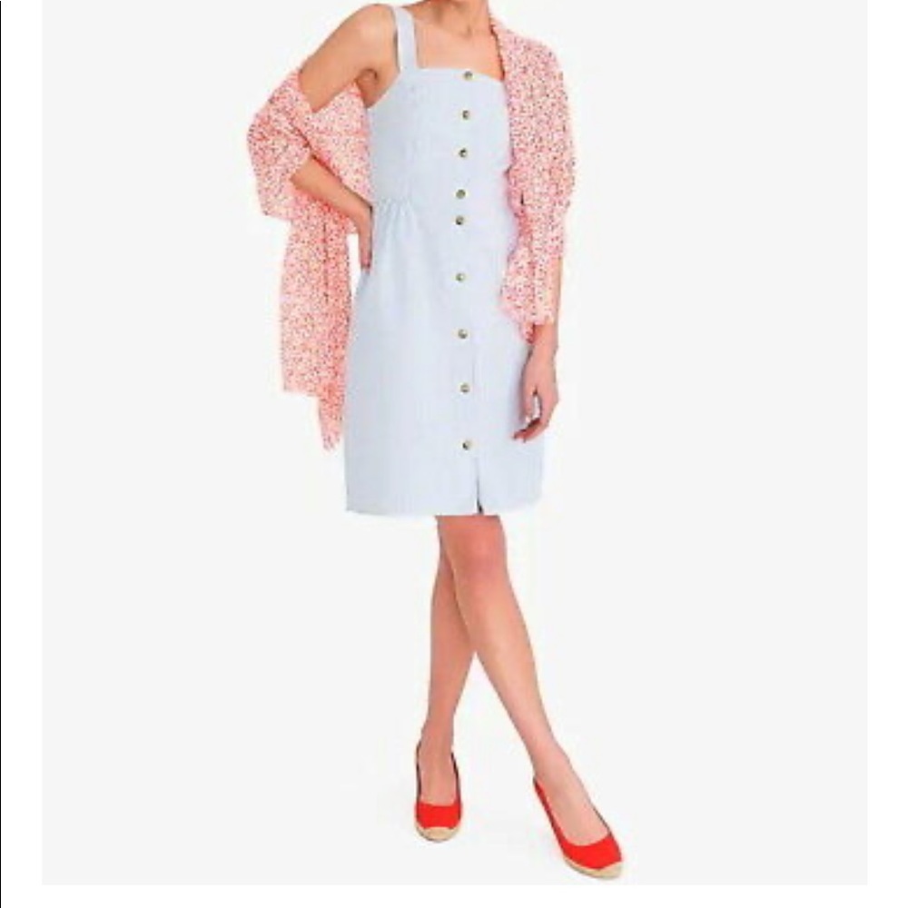 J. Crew Seersucker Apron Dress